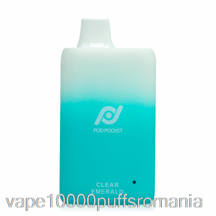 Vape Romania Pod Pocket 7500 De Unica Folosinta Smarald Transparent